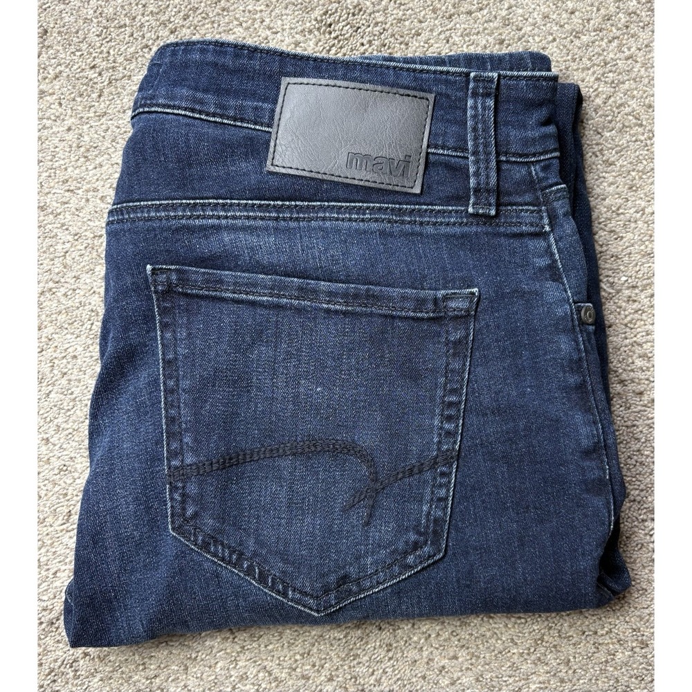 Mavi‎ Jeans Marcus Slim Straight Leg Dark Wash Denim Pants Men's 32x34
